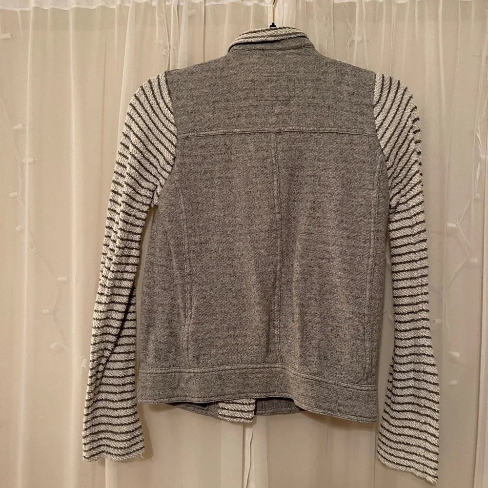 Lucky Brand Grey Bomber Jacket - Picture 2 of 3